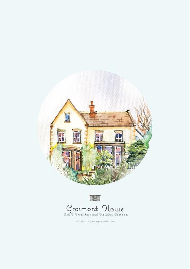Grosmont House Acomodação com café da manhã Exterior foto